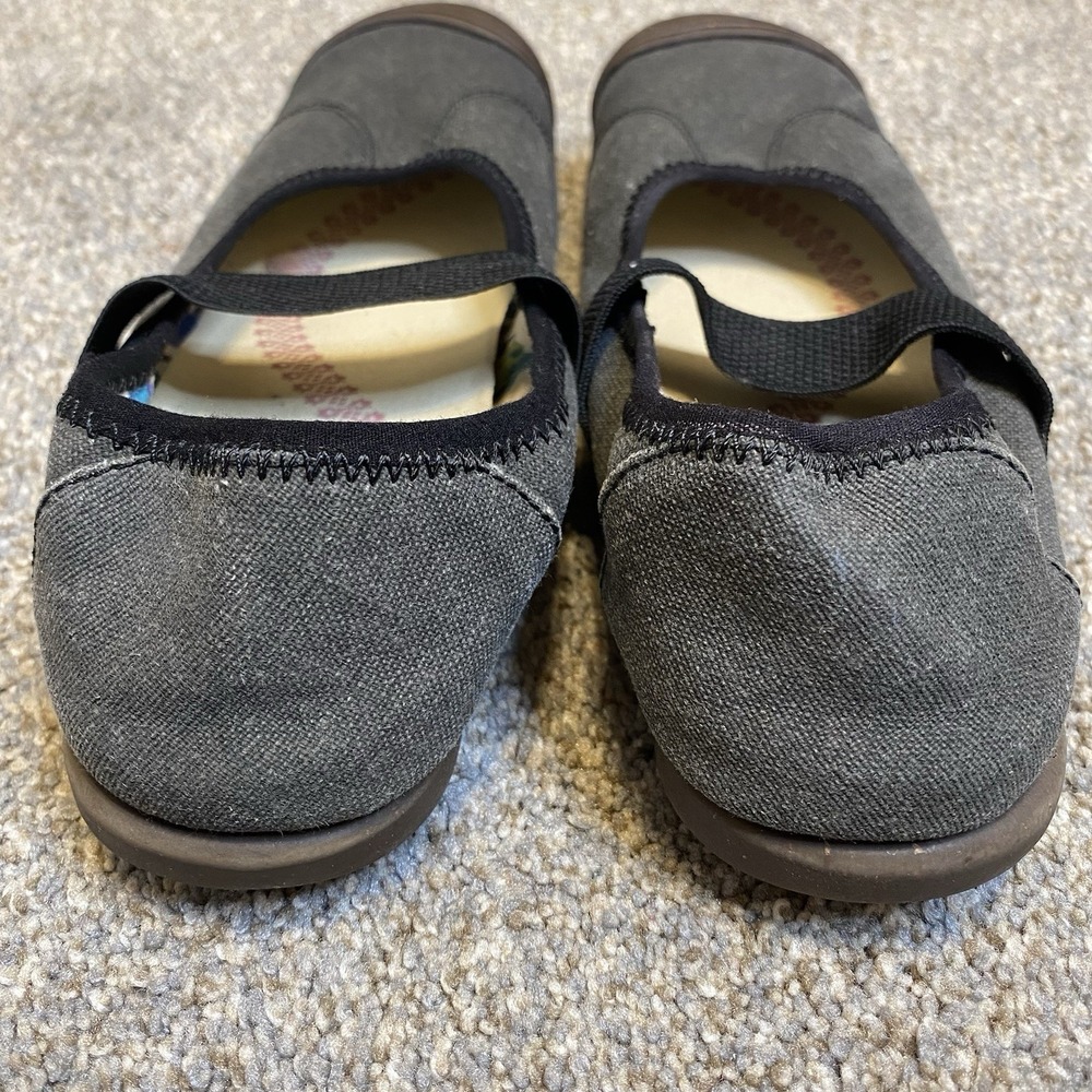 Keen Sienna Women's Mary Jane9 EU 39.5 Canvas Flat Washed Black Round Toe Travel - Picture 3 of 7